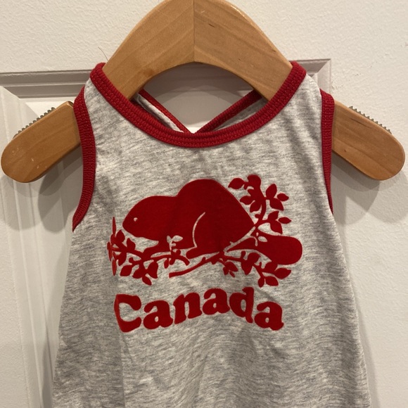 Roots Grey and Red Tank Sun Dress - Picture 2 of 5